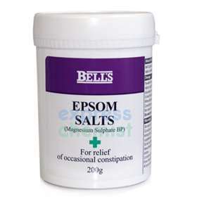 Does epsom salt have an expiration date? Bell's Epsom Salts 200g - ExpressChemist.co.uk - Buy Online