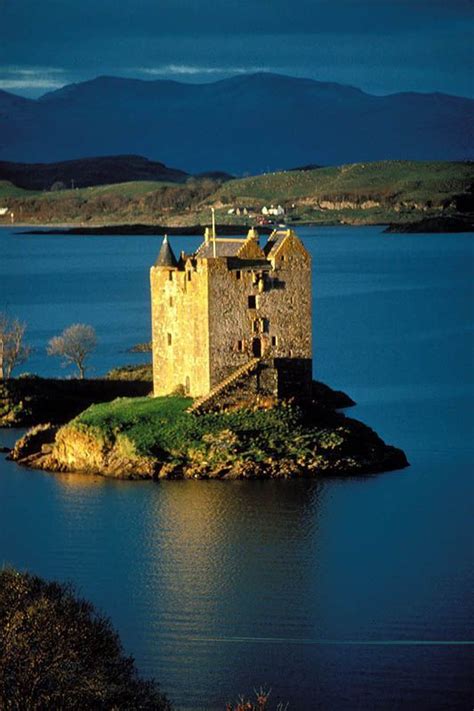 Castle Stalker Loch Linnhe Scotland Melissajarret Scotland
