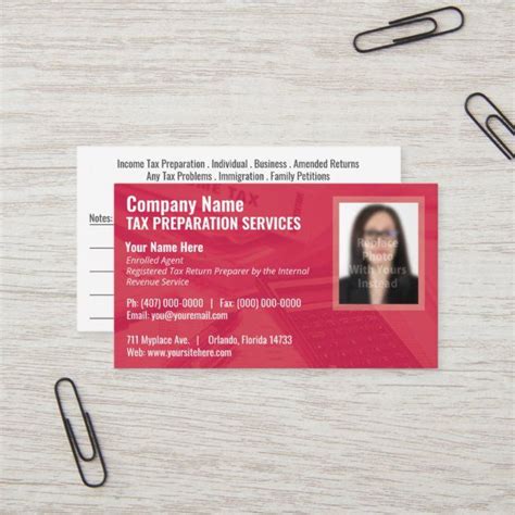 Choose the tax prep tools that best fit your personal and business needs. Tax Preparing (Preparer) Photo Business Card | Zazzle.com in 2020 | Photo business cards, Tax ...