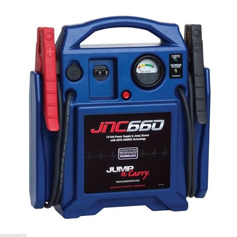 How to jump start your car (using a booster pack)? JNC660 1700 Amp Heavy Duty 12v Booster pack Portable Jump ...