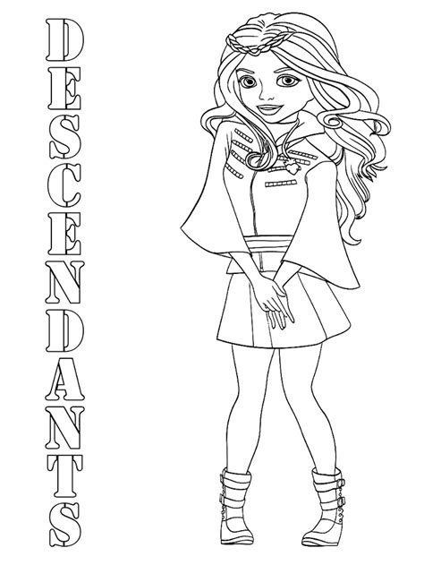 Disney's descendants 2 coloring pages. Descendants Evie Coloring Page - Free Printable Coloring ...