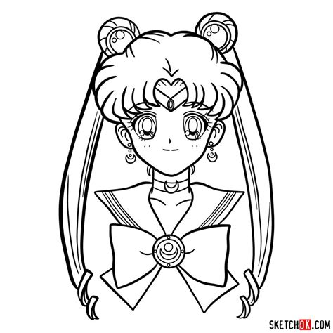 How To Draw Sailor Moon Sketchok Easy Drawing Guides Images And