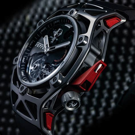Hublot techframe ferrari tourbillon chronograph king gold 408.oi.0123.rx. Hublot Techframe Ferrari 70 Years Tourbillon Chronograph - YWH