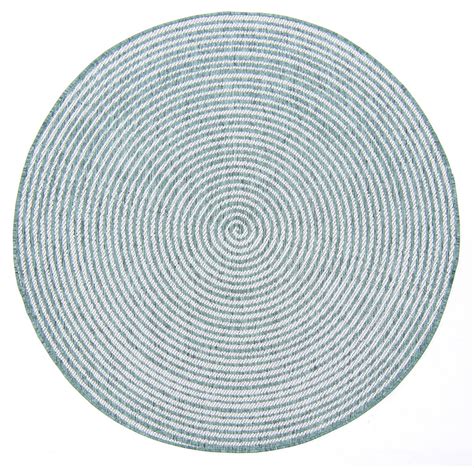 Round Rug Ferragudo Green Living Room Rugs