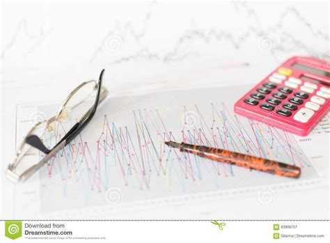 Financial Study Stock Image Image Of Bank Revenue Graphics 83906757