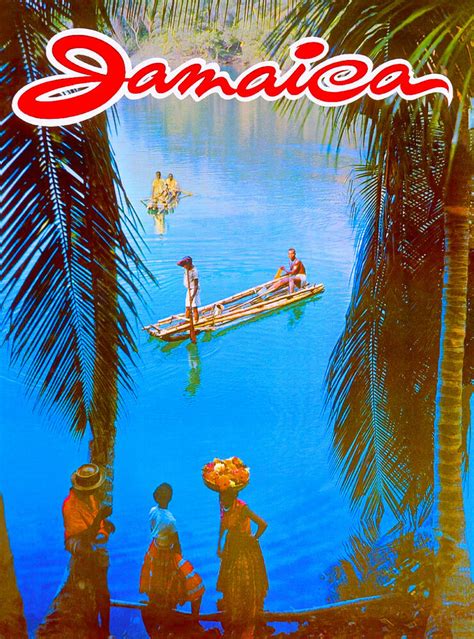 Jamaica Jamaican Caribbean Island Beach Vintage Travel