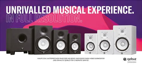 Hs Serie Übersicht Lautsprecher Professional Audio Produkte