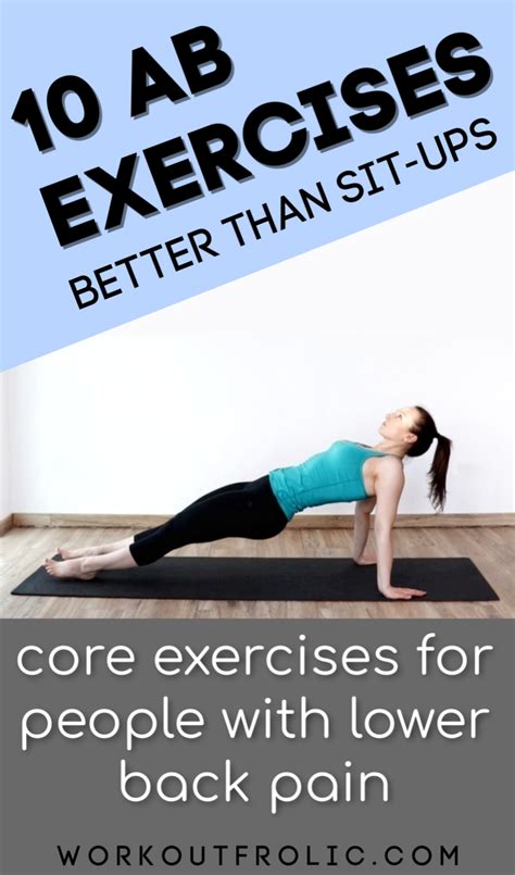 10 Abs Exercises Better Than Sit Ups 6 For Back Pain Relief Abs