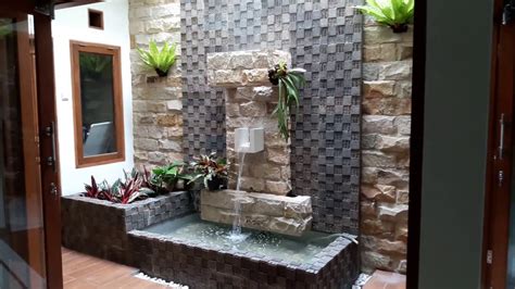 kolam air terjun belakan rumah - YouTube