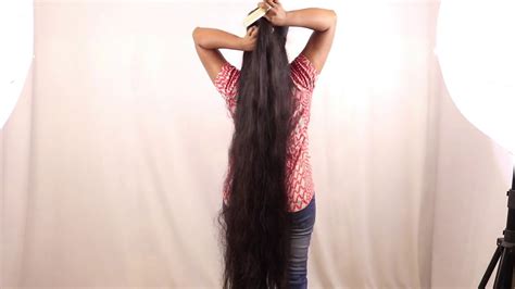Keshvanita Model R1 South Indian Folded Braid Hairstyle Youtube