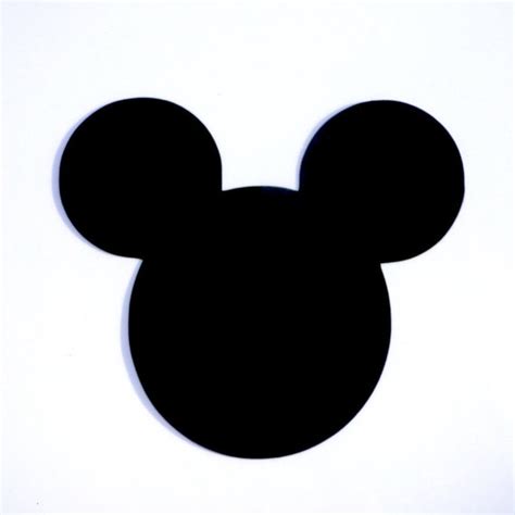 4 Mickey Mouse Head Ears Die Cut Disneys Mickey
