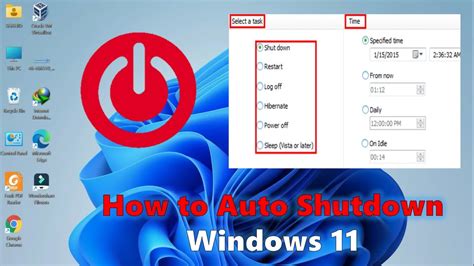 How To Auto Shutdown Windows 11 Shutdown Timer Windows 11 Youtube