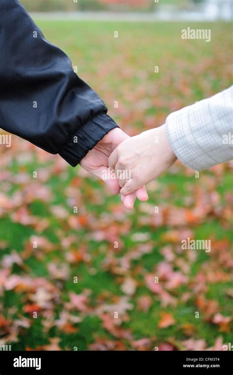 Lovers Couple Holding Hands Stock Photo Alamy