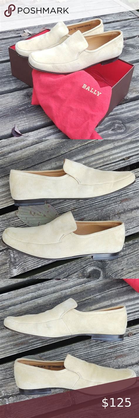 Bally Havanna Soft Suede Loafers Flats Shoes Sz 8