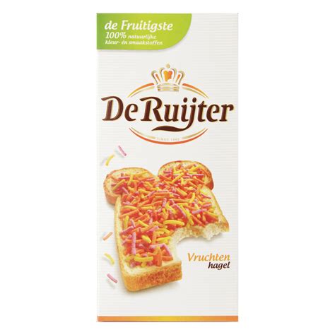 Ontdek de muisjes®, hagel en vlokken. De Ruijter hagelslag vruchtenhagel