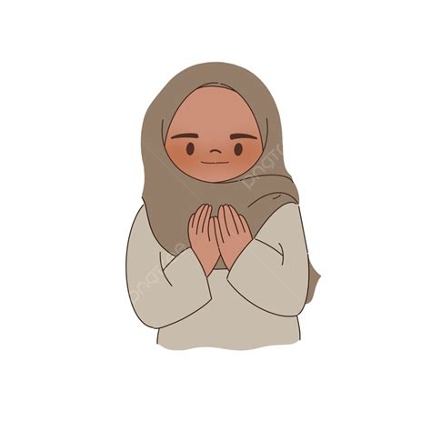 Illustration De La Prière Des Femmes Musulmanes Png Musulman Femme