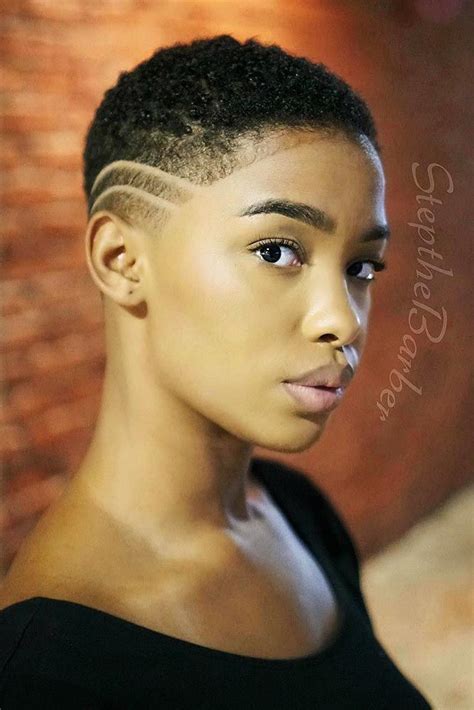 Black Women Natural Short Haircuts Fades Pin On Sc