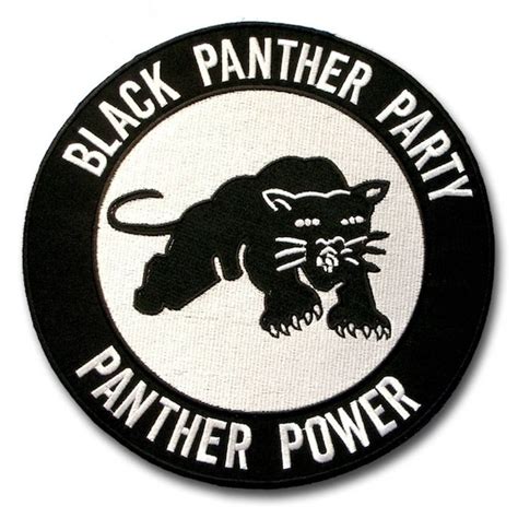 Black Panther Party Embroidered Iron On Big Xl Back Patch Etsy