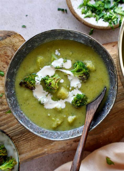 Vegan Broccoli Soup Recipe Elavegan Karinokada