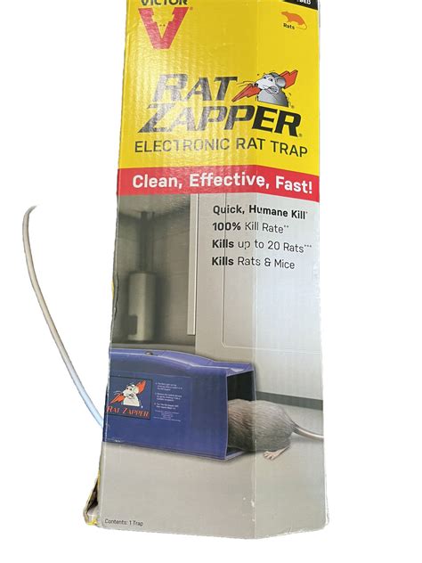 1 Victor Rat Zapper Battery Operated Rat Trap 1 Pack Model Rzc001