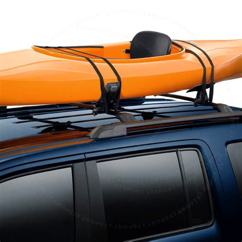 Universal Fit Mount Roof Top Saddle Rack Canoe Surf Boat Kayak Carrier