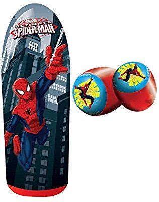 Amazon.com: Socker Boppers Spiderman Power Bop Combo: Toys & Games | Spiderman, Bop, Punching bag