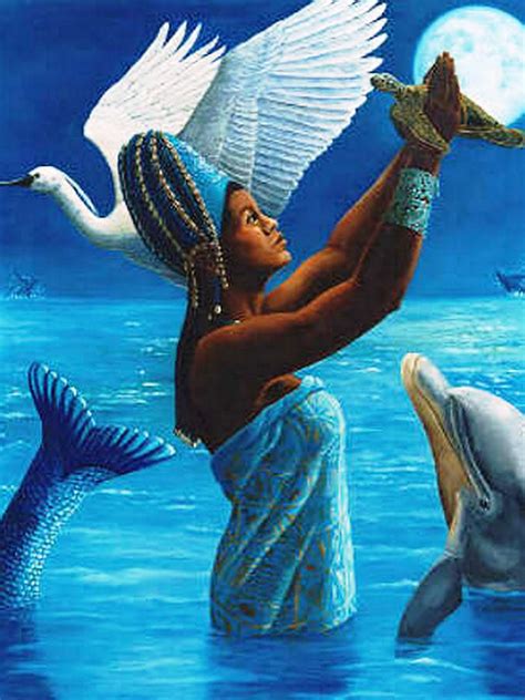 African Mythology African Goddess Goddess Of The Sea Goddess Art