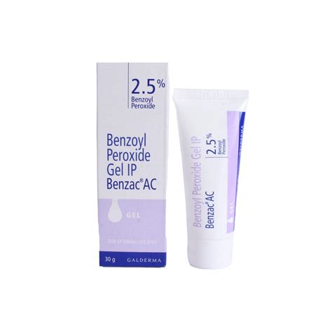 Benzac Ac 2 5 Gel 30 Gm Price Uses Side Effects Composition
