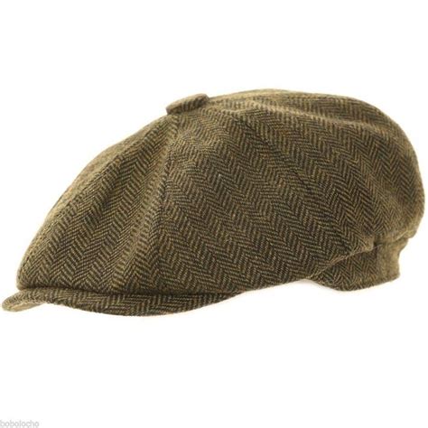Tweed Cap Hat Gatsby Baker Boy Flat Herringbone Newsboy Ebay