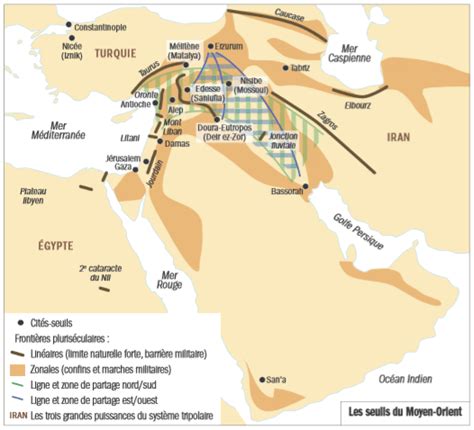 Frontières Et Seuils Au Moyen Orient Conflits Revue De Géopolitique