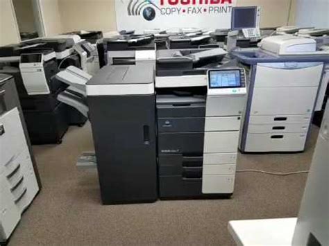 Sui prodotti e servizi forniti da konica minolta italia e da altre aziende associate al gruppo, che soddisfino i miei interessi personali. Konica Minolta Bizhub C554e - YouTube