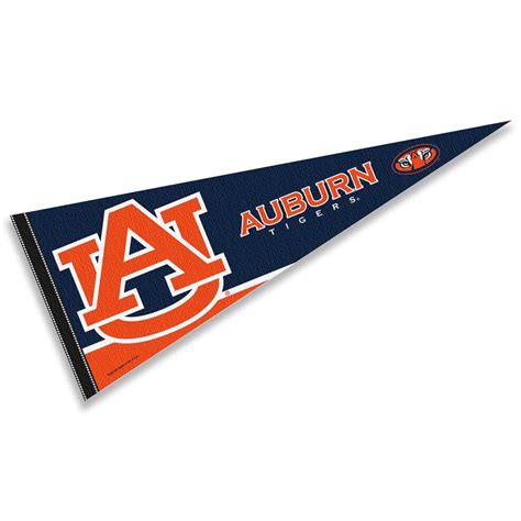 Buy College Flags And Banners Co Auburn Tigers Pennant Full Size Felt