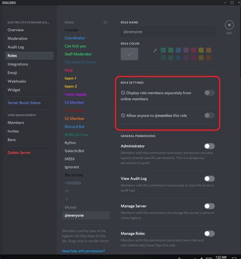 Allowing Roles To Give Chat Color Discord