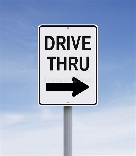 Drive Thru Stock Image Image Of Purchase Road Fast 55948621
