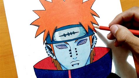 Cómo Dibujar A Pain Nagato De Naruto Paso A Paso How To Draw Pain