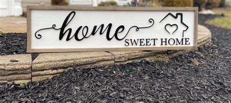 Home Sweet Home Sign Etsy