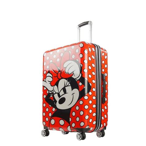 Ful 29 In Spinner Luggage Red And Black Disney Minnie Mouse Printed