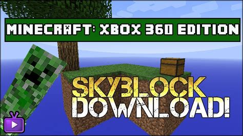 Minecraft Xbox 360skyblock Survival Map 182 Free Download Youtube