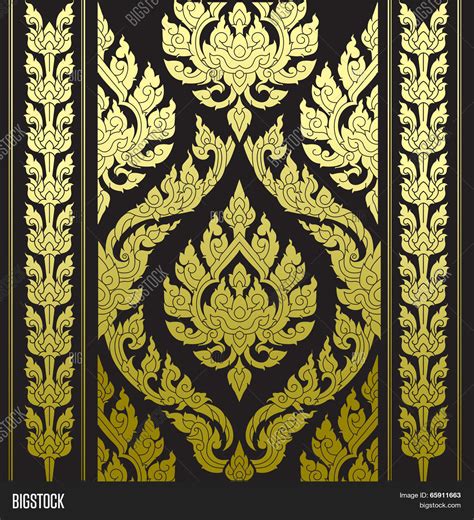 Border Thai Pattern Vector And Photo Free Trial Bigstock