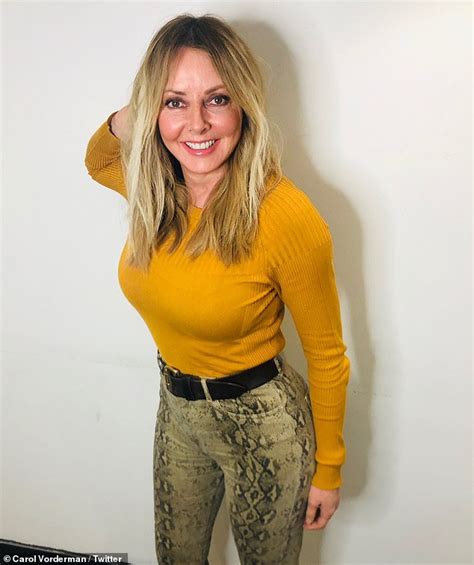 Carol Vorderman 58 Puts On Stylish Display After Showing Off Curves Daily Mail Online