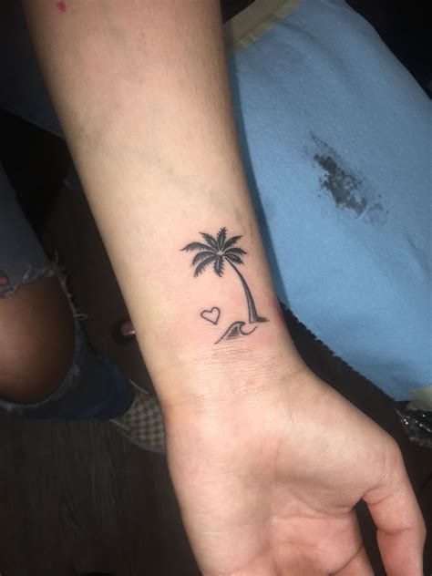 #beach tattoo #tattoos #tattoo #palm tree tattoo #palm tree #ocean tattoo #wave tattoo #waves #sea palm tree tattoo. Palm tree tattoo | Palm tattoos, Palm tree tattoo ankle