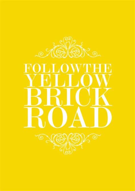 Color Me Confused Yellow Brick Road Brick Road Yellow