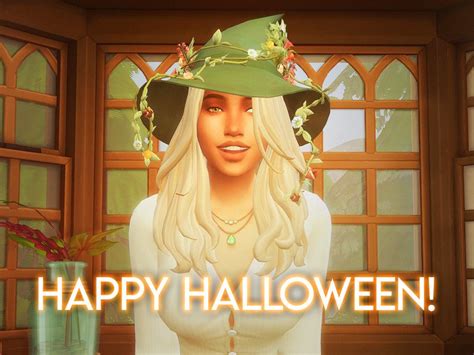 The Sims Resource Nature Witch Hat In 2022 Nature Witch Witch Hat