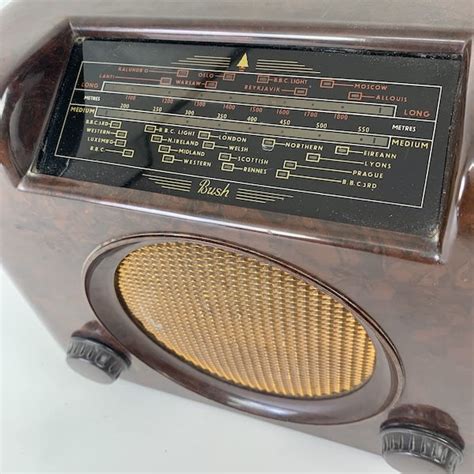 Vintage Bush Bakelite Radio Non Practical London Prop Hire