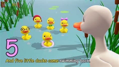 Five Little Ducks Nursery Rhymes With Lyrics On Vimeo
