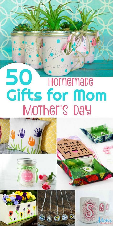 Send her a gift card to let her choose her own bottles—most are less than $20 per bottle—based on a quick taste test recommendation, and she'll toast to you all month long. Best Creative Crafts | Homemade mothers day gifts ...