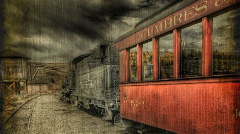 Vintage Steam Train Wallpaper