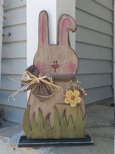 Wood Bunny22 Tall Made Per Order Not Ready To Shipprimitive