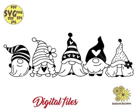 Gnomes Svg File Christmas Gnome Svg Nordic Gnomes Svg Gnome Etsy