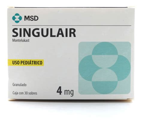 Singulair 4 Mg Granula 30 Sobres Kit 2 X 1